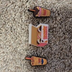 Dunkin Donuts Croc Charm Set (3 Pieces)